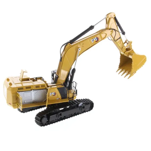 1/50 (Diecast masters) CATERPILLAR 395 YENİ LOGO METAL PALETLİ EKSKAVATÖR