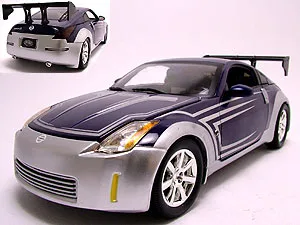 1/18 (Ertl) NISSAN 350 Z COUPE 2003 FAST&FURIOUS III - TOKYO DRİFT (2006) (Mavi ve Gümüş)