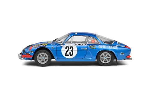 1/18 (Solido) ALPİNE A110 1600S – RALLYE MONTE CARLO – 1972 – #23 NİCOLAS/VİAL (Metalik Alpine Mavi)