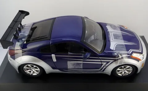 1/18 (Ertl) NISSAN 350 Z COUPE 2003 FAST&FURIOUS III - TOKYO DRİFT (2006) (Mavi ve Gümüş)