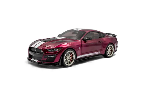 1/18 (Solido) FORD SHELBY MUSTANG GT500KR 2023 (Metalik mor Beyaz şeritli)