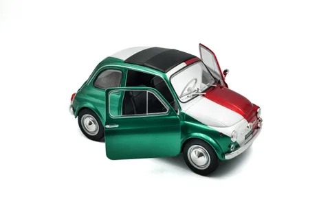 1/18 (Solido) FİAT 500 TRİBUTE TO İTALİA – 1965 (Kırmızı-Beyaz-Yeşil)