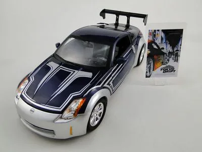 1/18 (Ertl) NISSAN 350 Z COUPE 2003 FAST&FURIOUS III - TOKYO DRİFT (2006) (Mavi ve Gümüş)