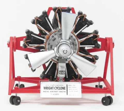 1/12 (Atlantis) WRIGHT SİKLON RADYAL UÇAK MOTORU TAKIMI