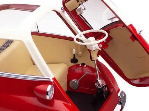 1/12 (KK scale) BMW 250 ISETTA 1959 (Kırmızı-Beyaz)
