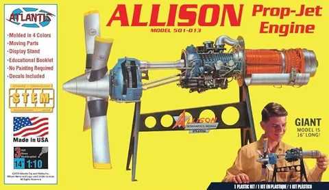 1/10 (Atlantis) ALLİSON TURBO PERVANE MOTOR KİTİ