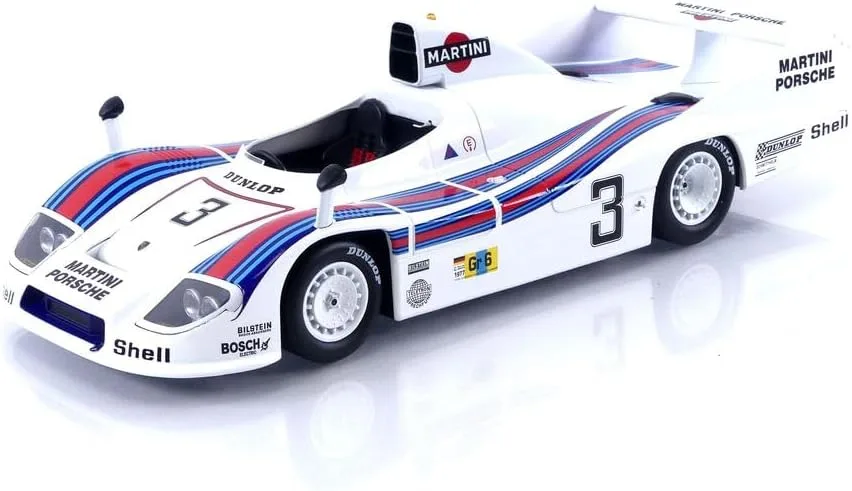 1/18 (Werk83) PORSCHE 936/77 24H LEMANS 1977 JACKY ICKX,HENRİ PESCAROLO (Martini Beyazı Yarış Tasarımlı)
