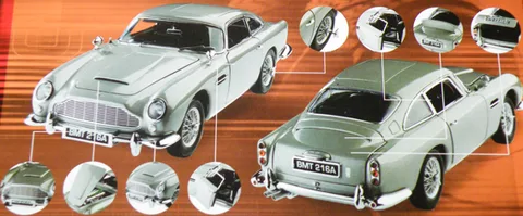 1/18 (Ertl) 1965 ASTON MARTIN DB5 (Gümüş)