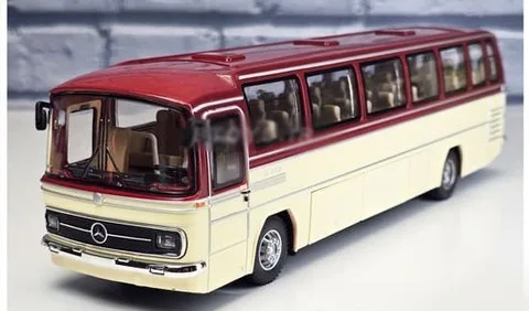 1/43 (Grand alliance) Mercedes Benz O302 Klasik Otobüs - Kırmızı