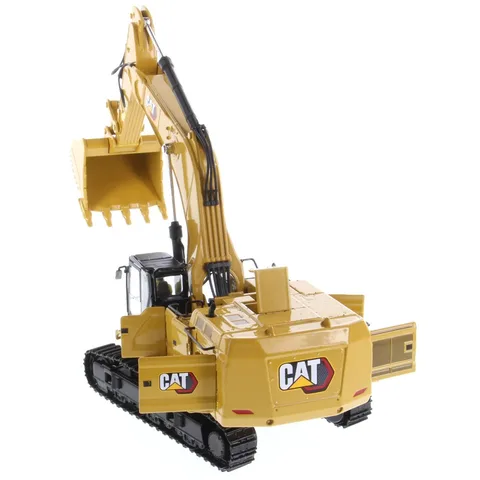 1/50 (Diecast masters) CATERPILLAR 395 YENİ LOGO METAL PALETLİ EKSKAVATÖR