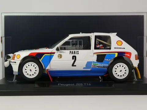 1/18 (Norev) PEUGEOT 205 T16 1985 MONTE-CARLO RALLY #2 ARİ VATANEN
