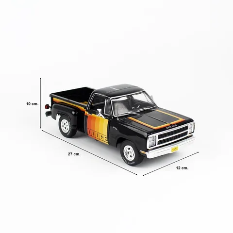 1/18 (Auto world) 1980 DODGE D150 PICK-M-UP UTILINE (Siyah)
