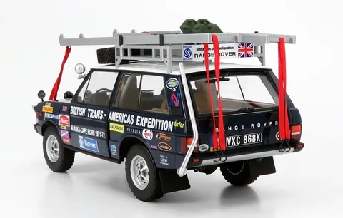 1/18 (Almost real) LAND ROVER RANGE ROVER THE BRITISH TRANS-AMERICAS EXPEDIHION EDITION 1971-1972 (868K) (Toskana mavisi