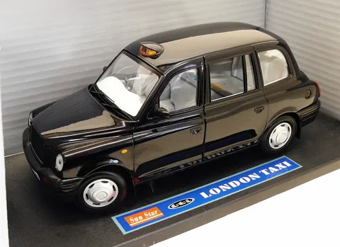 1/18 (Sun star) 1998 TX1 LONDON TAXI CAB (Siyah)