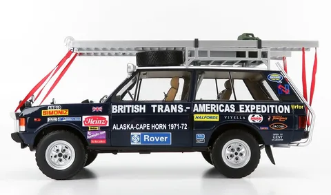 1/18 (Almost real) LAND ROVER RANGE ROVER THE BRITISH TRANS-AMERICAS EXPEDIHION EDITION 1971-1972 (868K) (Toskana mavisi