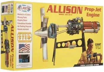 1/10 (Atlantis) ALLİSON TURBO PERVANE MOTOR KİTİ