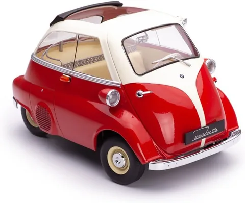 1/12 (KK scale) BMW 250 ISETTA 1959 (Kırmızı-Beyaz)