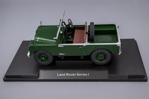 1/18 (Model Car Group) LAND ROVER SERIES I (Koyu yeşil/Britanya yarış yeşili)