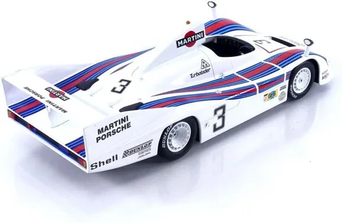 1/18 (Werk83) PORSCHE 936/77 24H LEMANS 1977 JACKY ICKX,HENRİ PESCAROLO (Martini Beyazı Yarış Tasarımlı)