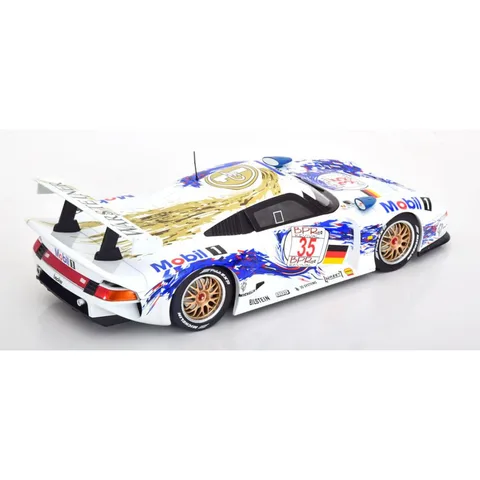 1/18 (Werk83) PORSCHE 911 GT1 WINNER 4H SPA 1996 BOUTSEN,STUCK (Mavi/Beyaz/Kırmızı)