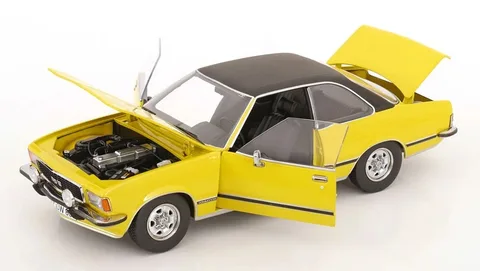 1/18 (Touring modelcars) OPEL COMMODORE B GS/E COUPE 1975 (Sarı-Siyah)