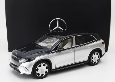 1/18 (Nzg) MERCEDES-MAYBACH EQS 680 SUV 2024 (Z 296) (Gümüş-Mavi)