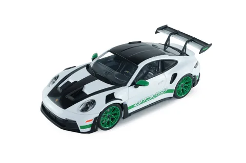 1/18 (Solido) PORSCHE 911 GT3 RS 2024 (Yeşil Şeritli Beyaz)