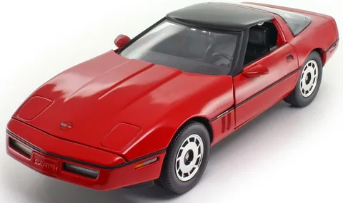 1/18 (Ertl) 1984 CHEVROLET CORVETTE COUPE (Parlak Kırmızı)