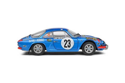 1/18 (Solido) ALPİNE A110 1600S – RALLYE MONTE CARLO – 1972 – #23 NİCOLAS/VİAL (Metalik Alpine Mavi)