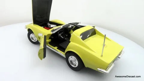 1/18 (American muscle) 1968 CHEVROLET CORVETTE COUPE (Sarı)