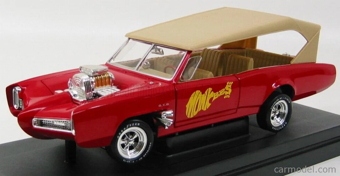 1/18 (Ertl) PONTIAC GTO CONVERTIBLE MONKEEMOBİLE -THE MONKEES 1966