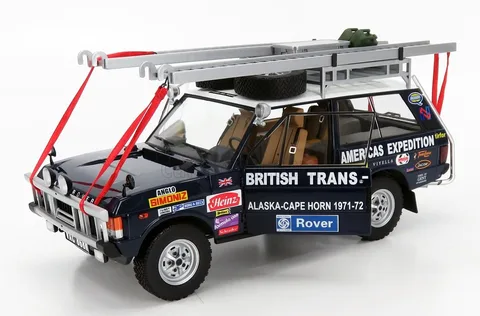 1/18 (Almost real) LAND ROVER RANGE ROVER THE BRITISH TRANS-AMERICAS EXPEDIHION EDITION 1971-1972 (868K) (Toskana mavisi