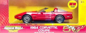 1/18 (Ertl) 1984 CHEVROLET CORVETTE COUPE (Parlak Kırmızı)