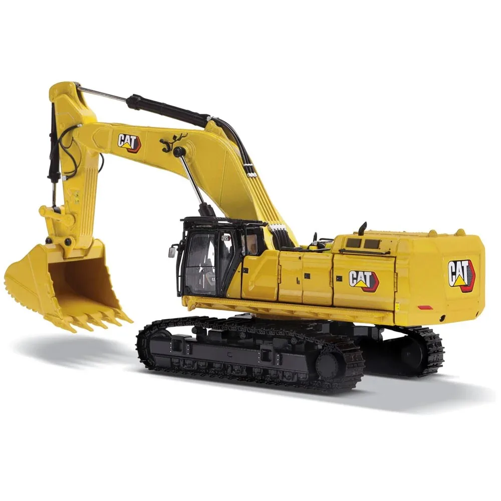 1/50 (Diecast masters) CATERPILLAR 395 YENİ LOGO METAL PALETLİ EKSKAVATÖR