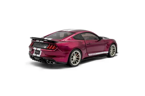 1/18 (Solido) FORD SHELBY MUSTANG GT500KR 2023 (Metalik mor Beyaz şeritli)