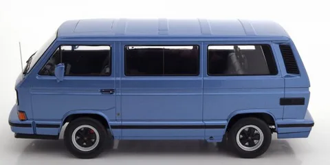 1/18 (Kk scale) VOLKSWAGEN - T3 PORSCHE B32 MINIBUS 1984 (Metalik açık mavi)