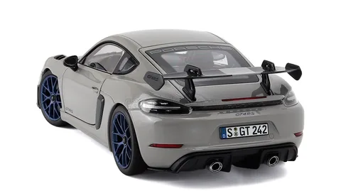 1/18 (Norev) PORSCHE CAYMAN GT4 RS 2023 WEISSACH PACKAGE (Opak açık gri)