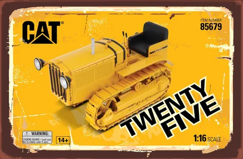 1/16 (Diecast masters) CATERPILLAR TWENTY-FIVE TRACTOR