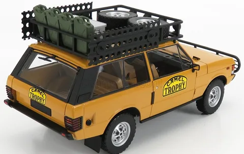 1/18 (Almost real) LAND ROVER RANGE ROVER ''CAMEL TROPHY'' PAPUA NEW GUINEA 1982 (Camel sarısı-Kum Sarısı)