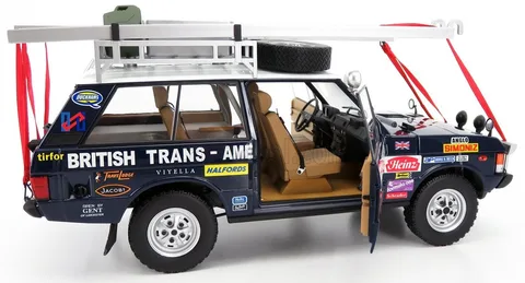 1/18 (Almost real) LAND ROVER RANGE ROVER THE BRITISH TRANS-AMERICAS EXPEDIHION EDITION 1971-1972 (868K) (Toskana mavisi