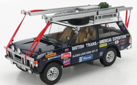 1/18 (Almost real) LAND ROVER RANGE ROVER THE BRITISH TRANS-AMERICAS EXPEDIHION EDITION 1971-1972 (868K) (Toskana mavisi