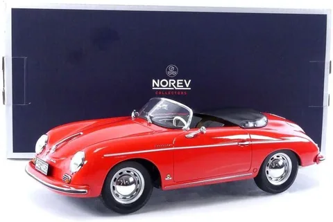 1/18 (Norev) PORSCHE 356 SPEEDSTER 1954 (Kırmızı)