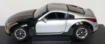 1/18 (RC2) NISSAN 350Z (Fast and the furious) (Metalik Gri ve Siyah)
