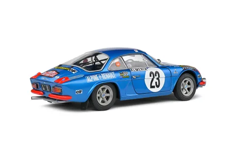 1/18 (Solido) ALPİNE A110 1600S – RALLYE MONTE CARLO – 1972 – #23 NİCOLAS/VİAL (Metalik Alpine Mavi)