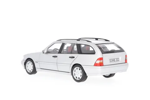 1/18 (Norev) MERCEDES-BENZ C 200 T-MODEL (S 202) 1997 (Parlak Gümüş)