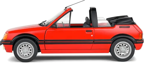 1/18 (Solido) PEUGEOT 205 CTI MK1 ROUGE 1989 (Vallelunga Kırmızısı)