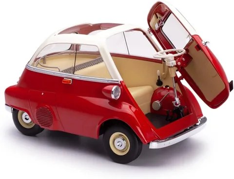 1/12 (KK scale) BMW 250 ISETTA 1959 (Kırmızı-Beyaz)