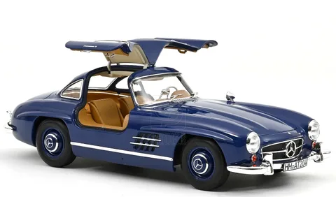 1/18 (Norev) MERCEDES-BENZ 300 SEL 1954 bLUE 183852