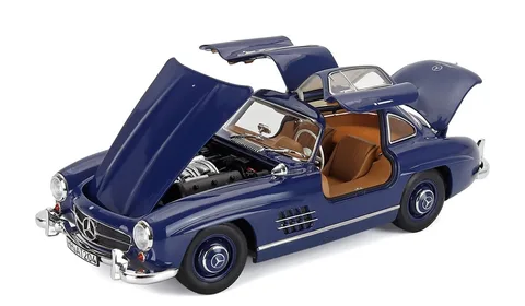 1/18 (Norev) MERCEDES-BENZ 300 SEL 1954 bLUE 183852