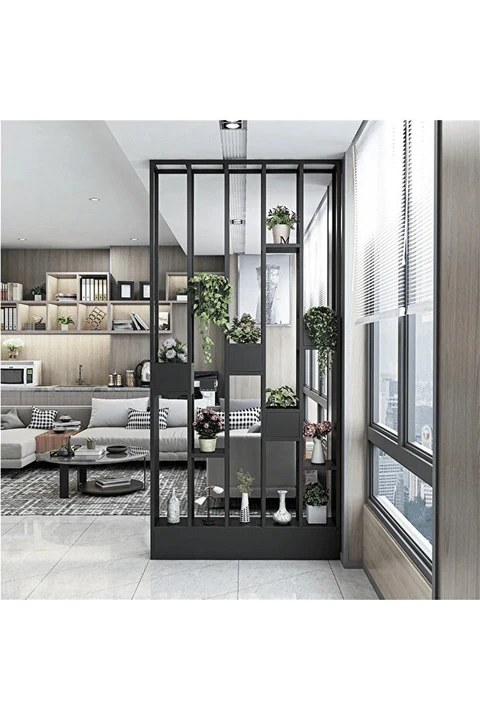 SPR486 Siyah Metal Seperatör 120x20x250 cm